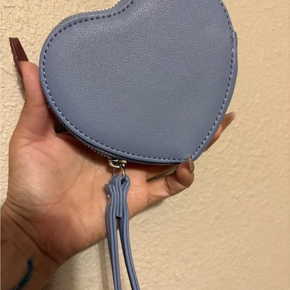 Juicy Couture Quilted Blue Heart Wristlet - Picture 2 of 3